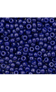 Miyuki rocailles Perlen 8/0 - Duracoat opaque dyed dark navy blue 8-4494